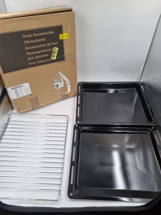 ICQN blachy z kratką do piekarnika 445 x 375 mm 25 mm i 50 mm