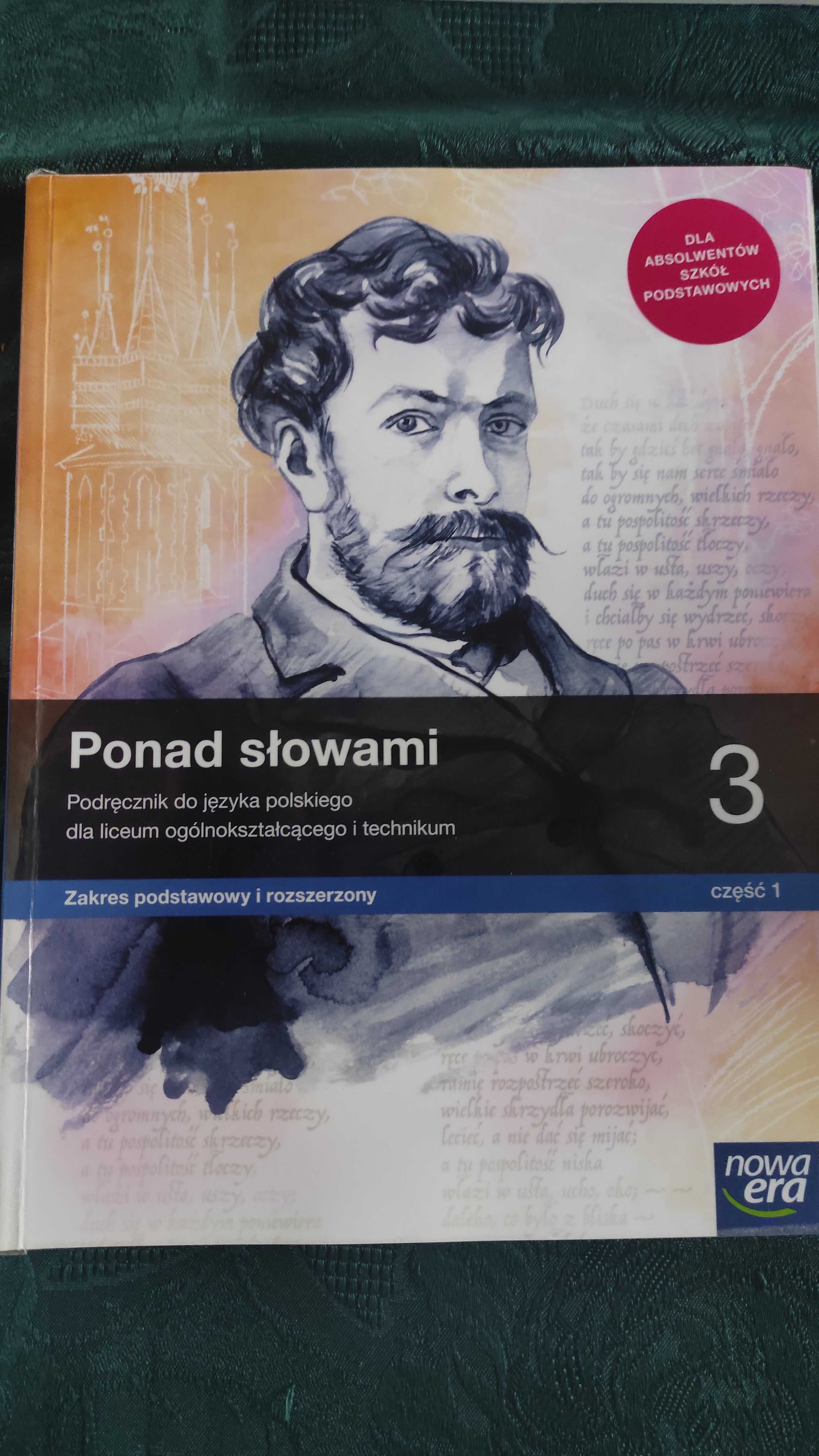Podręcznik do j. polskiego Ponad słowami 3 cz. 1