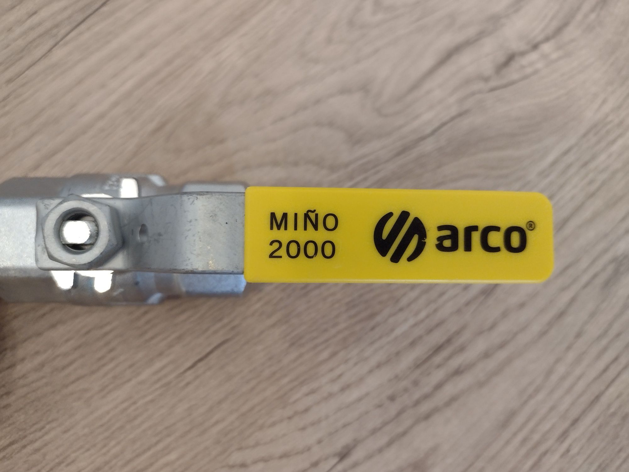 Zawór kulowy gazowy 1" Arco Mino 2000 GW x GW, uchwyt rączka -Nowy