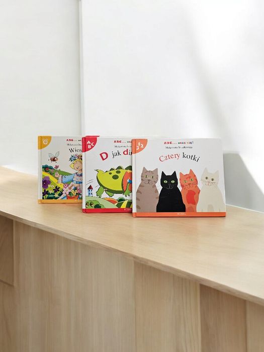 Seria ABC... uczę się, książki dla najmłodszych, 9 sztuk