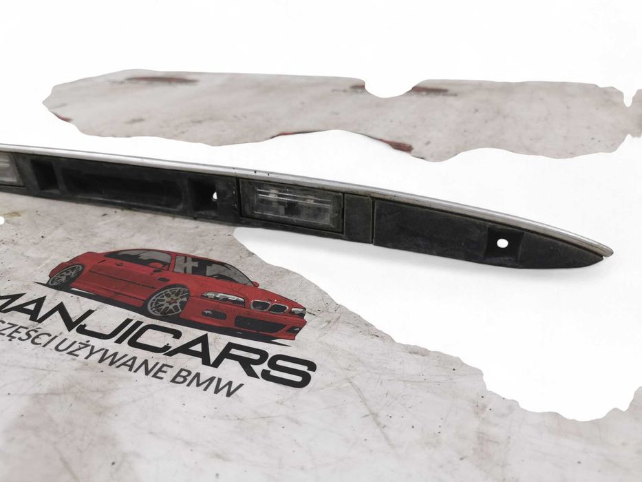 Blenda listwa podswietlenia tablicy mikrostyk BMW X5 E53 titansilber