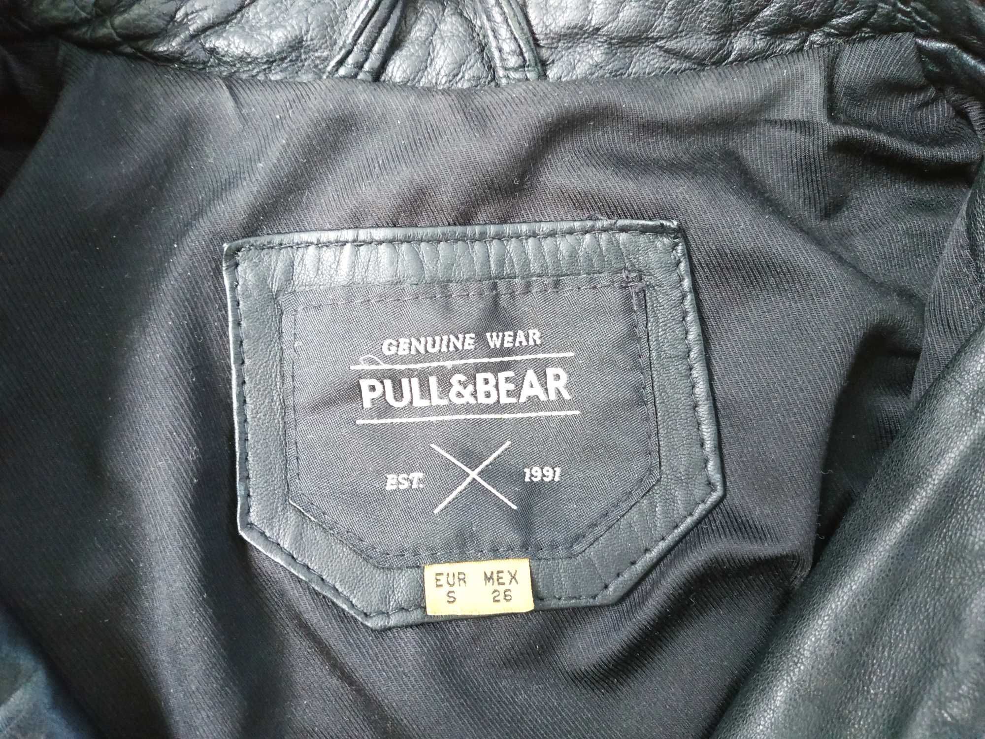 куртка женская кожаная куртка жіноча шкіряна косуха Pull & Bear S