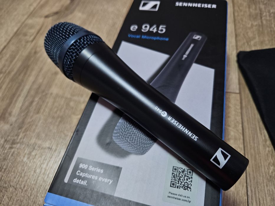 Mikrofon Dynamiczny SENNHEISER E 945 nowy cały zestaw