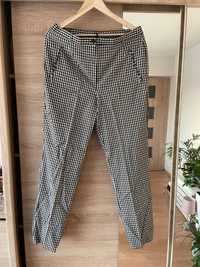Spodnie w kratkę pepitka Vintage XL