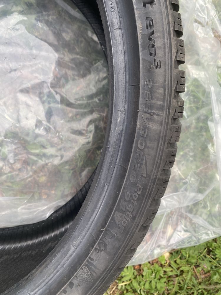 Opony  zimowe 265/30r20 jak nowe 2023rok