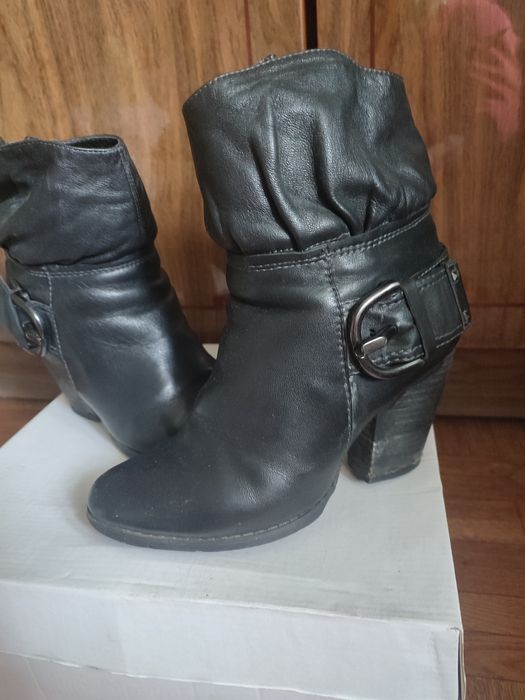 Зимові шкіряні ботінки