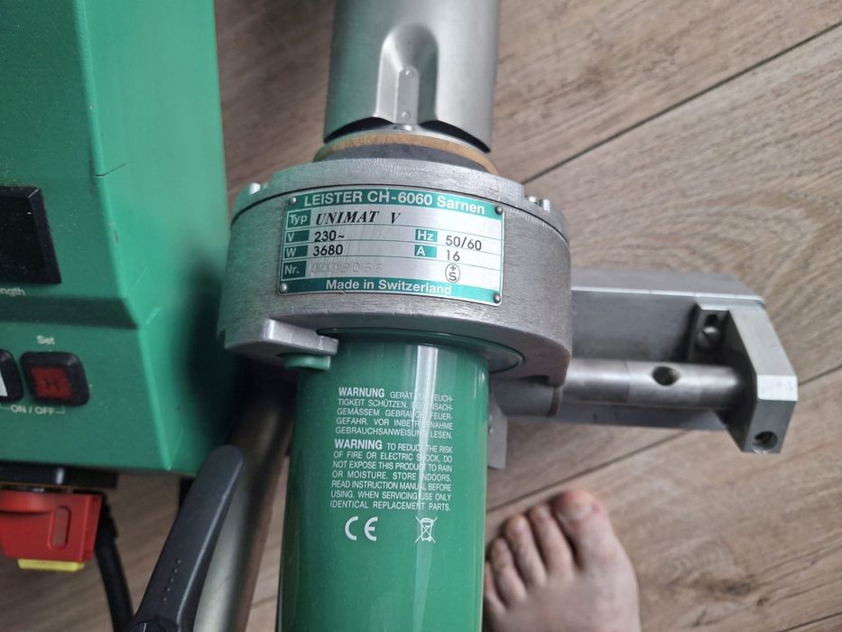 Zgrzewarka Leister Unimat V do pasów, 50 mm HF