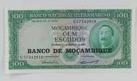 banknot 100 escudos , Mozambik , 1961