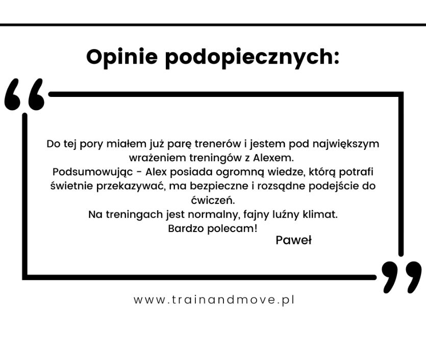 Trener Personalny - Alexander Adamczyk - Kraków Zabłocie