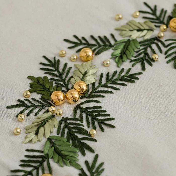 Home&You Noel Arbre bieźnik świateczny ręcznie haftowany