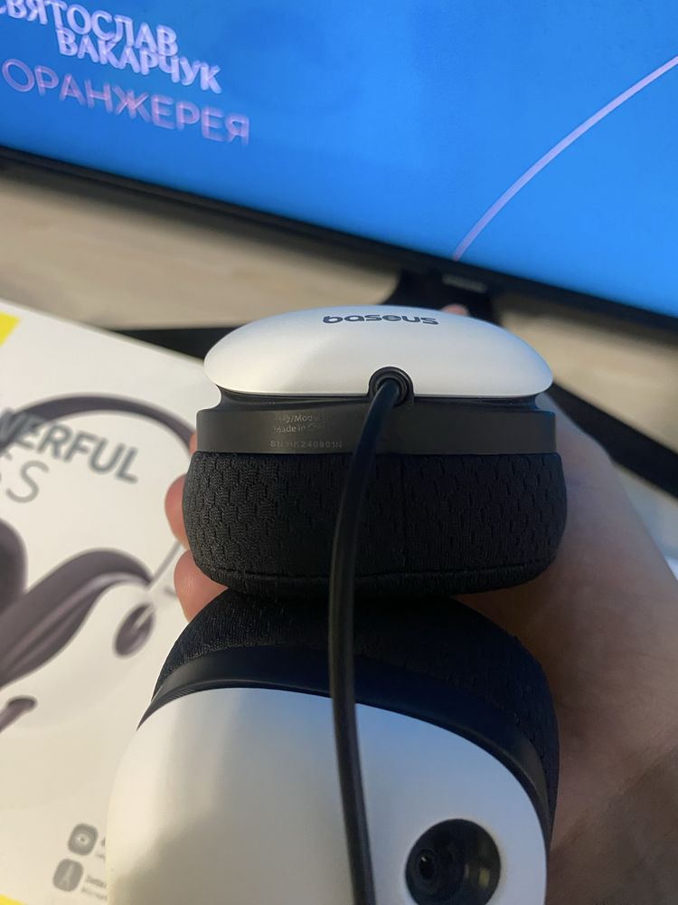 нова Ігрова гарнітура Динаміки 40 MM Baseus GoPlay 1 Max 3,5 мм