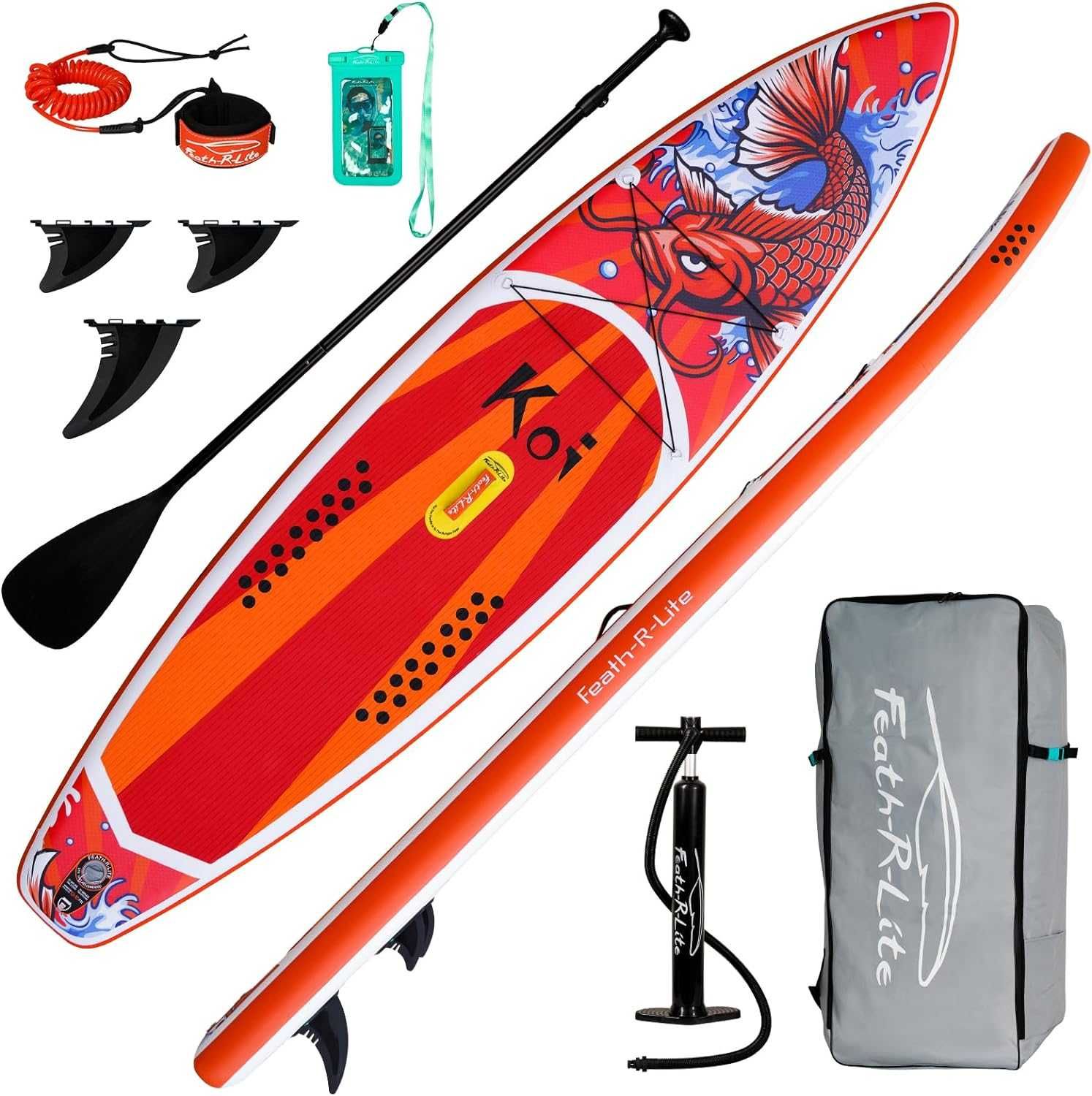 Deska Sup FunWater Koi 350x83x15CM nowa zestaw