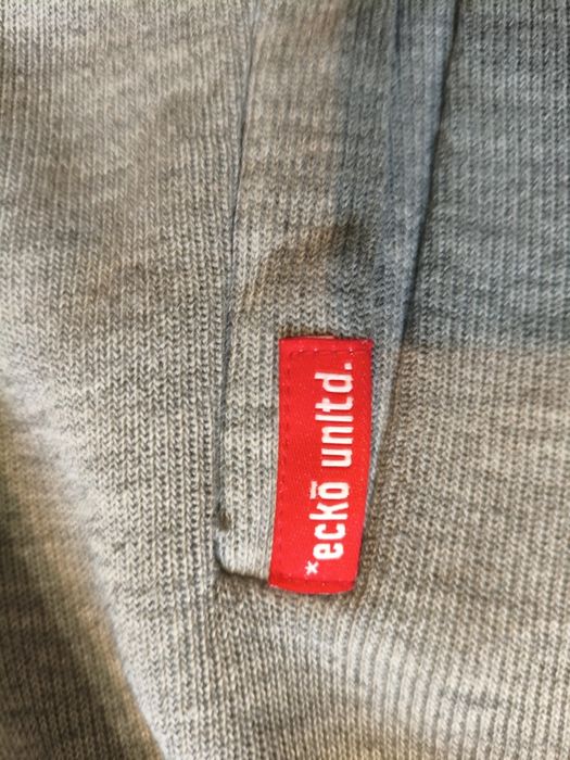 ЗИП худи зипка ecko unltd серая винтаж архив sk8 y2k