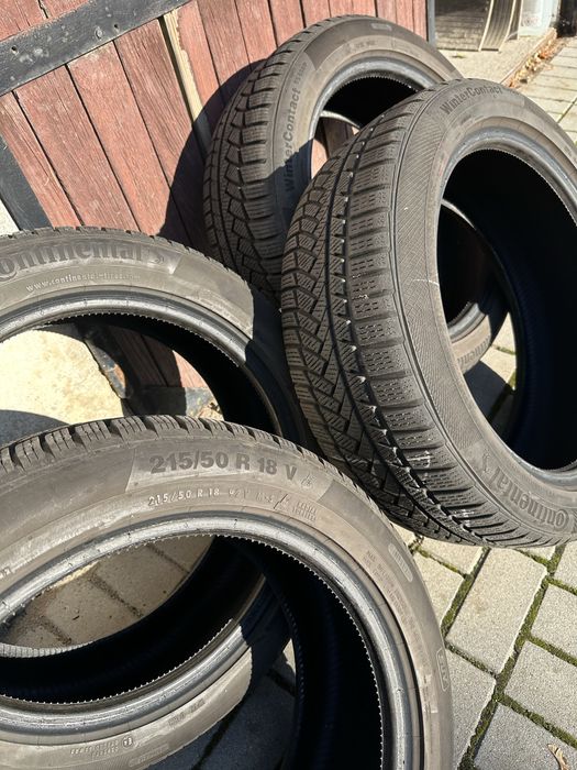 4xContinental WinterContact TS850 P 215/50 R18 T-roc Bieżnik 2x8 2x6,5