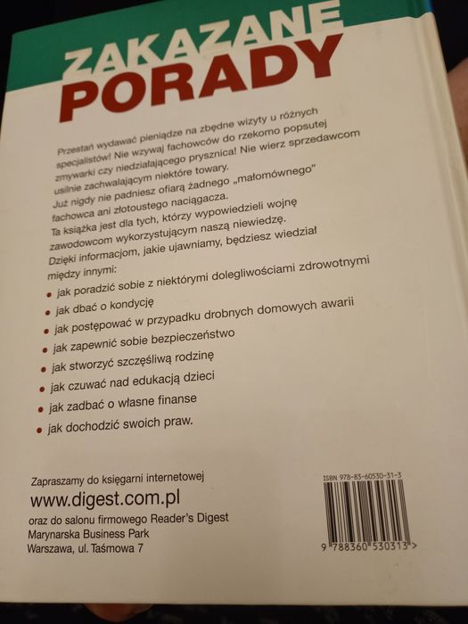 Zakazane porady ponad 1500 sposobów na lepszy dom, lepsze zdrowie i fi