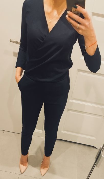 Kombinezon Damski Elegancki Granatowy  By Me.../rozmiar S