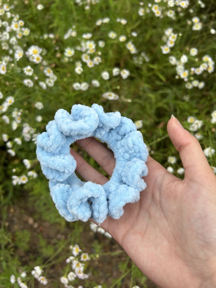 Scrunchie na szydełku