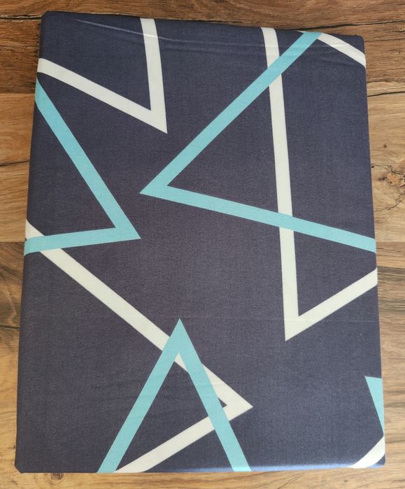 Komplet Pościeli Granatowa w trójkąty 160x200 1-15