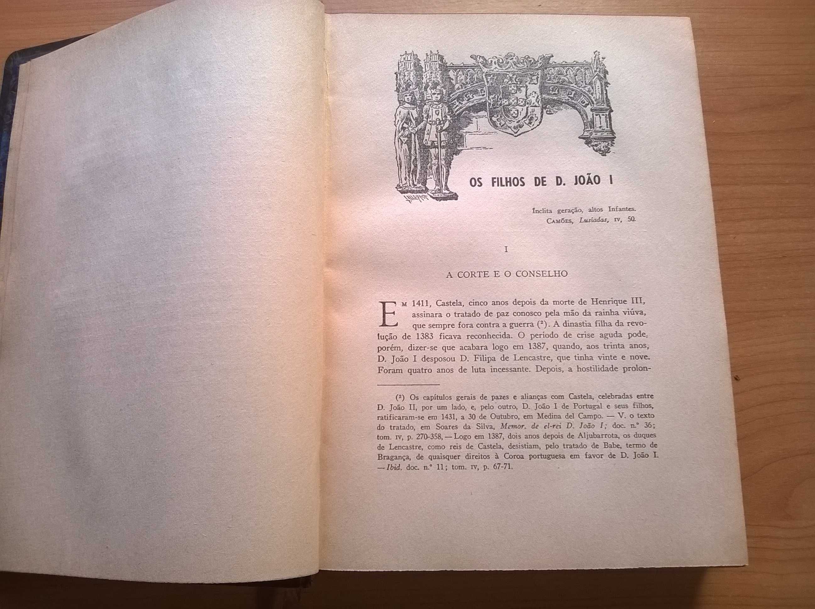 Os Filhos de D. João I (edição de luxo) - Oliveira Martins