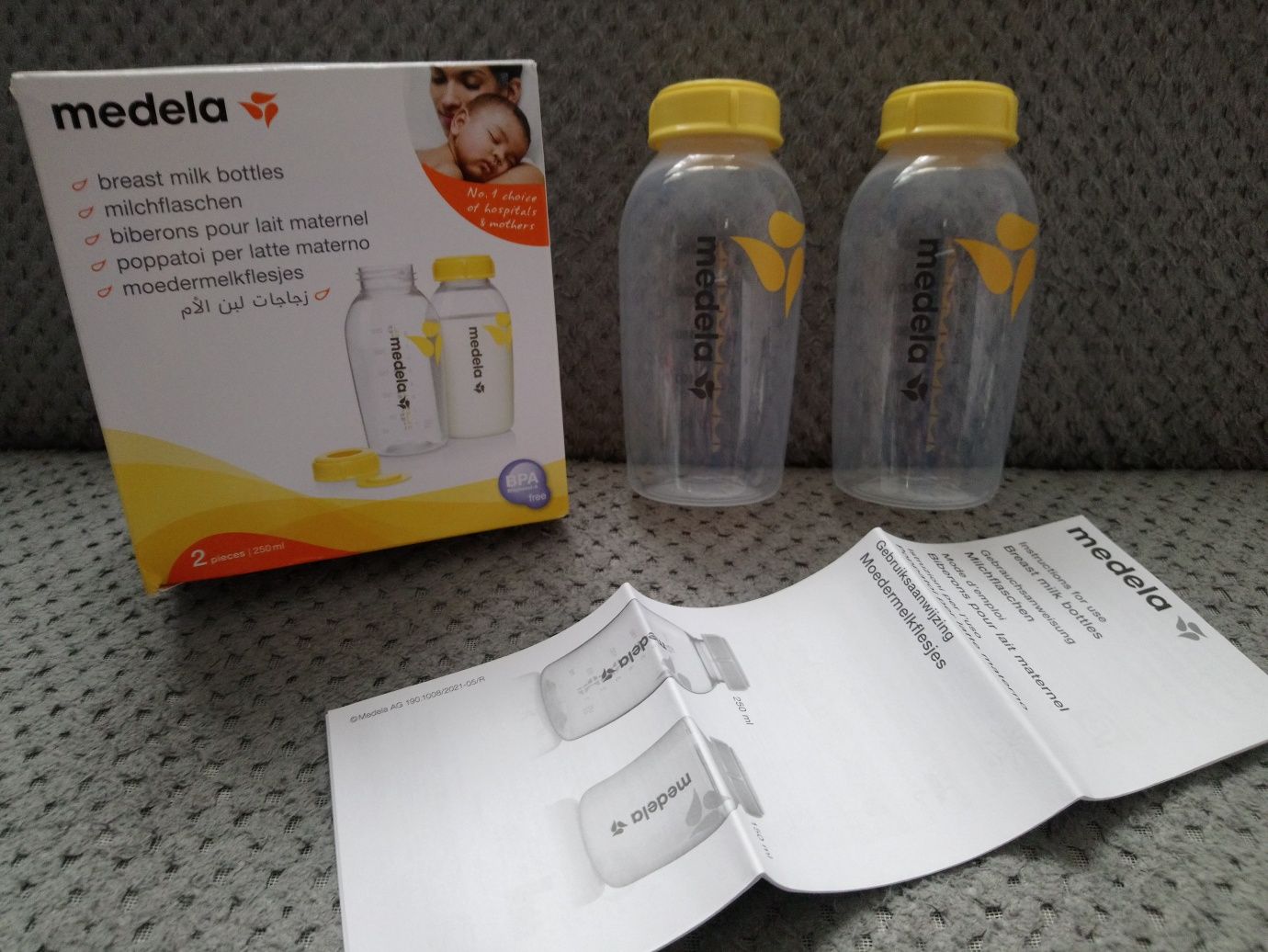 Butelki do mleka medela 2x250ml