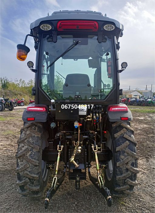 Мінітрактор Скаут TE-504C A/C (з кондиціонером)(оновлений)(червоний)