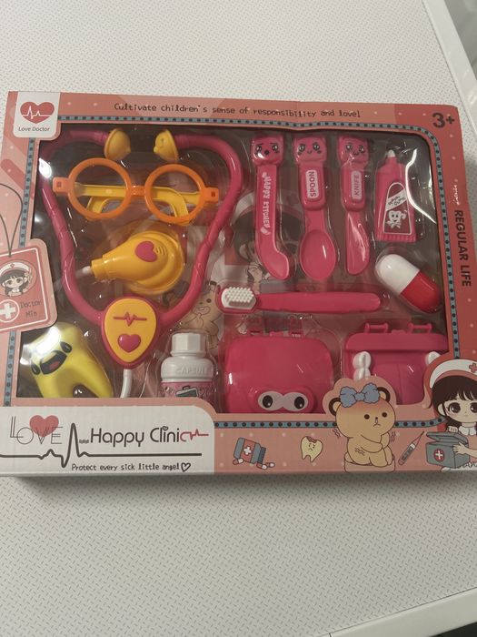 Conjunto medico  brinquedo para menina e menino lindo nomito