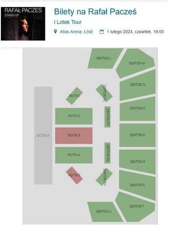 Bilet-y na stand-up Pacześ & Lotek Tour -Łódź -Atlas Arena -01.02.24r.