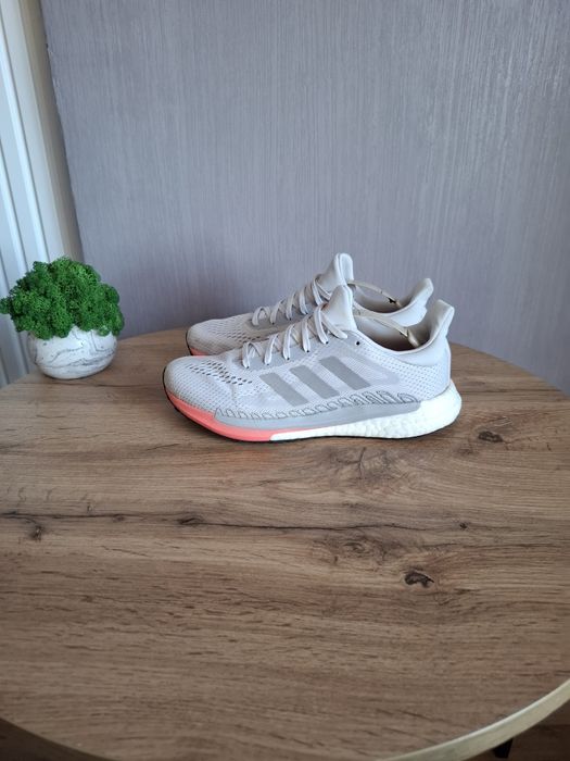 Серые кроссовки Adidas 38р, женские беговые кросовки сетка