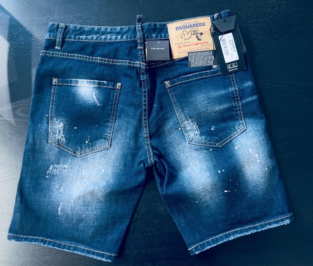 Dsquared2 spodenki męskie jeansowe