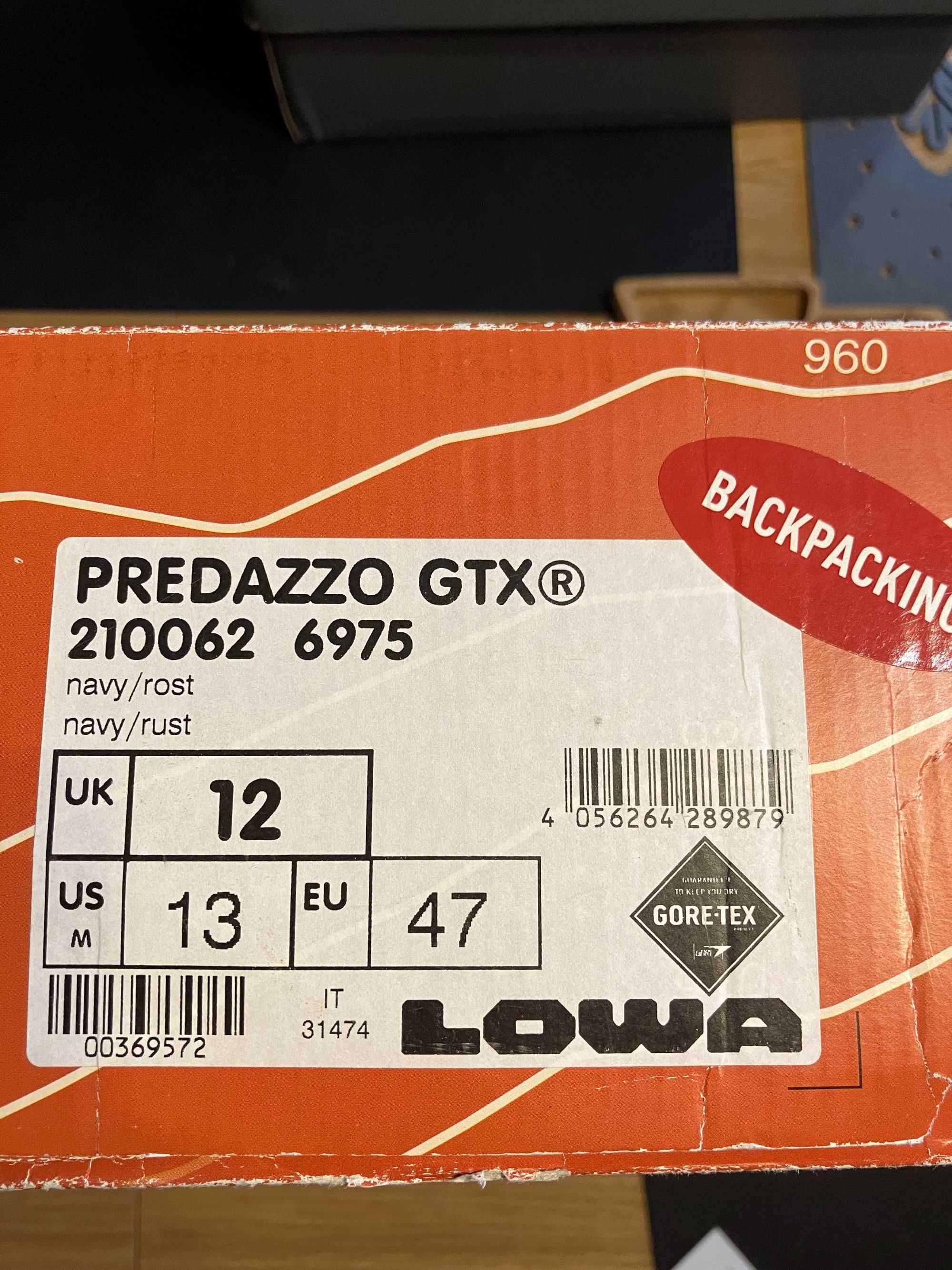 Wysokie buty górskie Lowa Predazzo GTX EU47