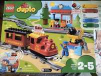 LEGO Duplo 10874 pociąg parowy, kolejka, tory
