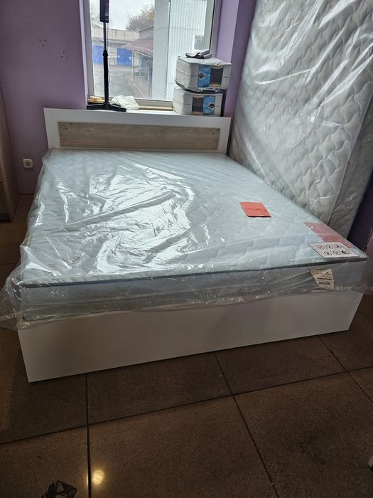 Ліжко+матрас, кровать двоспальні 160×200