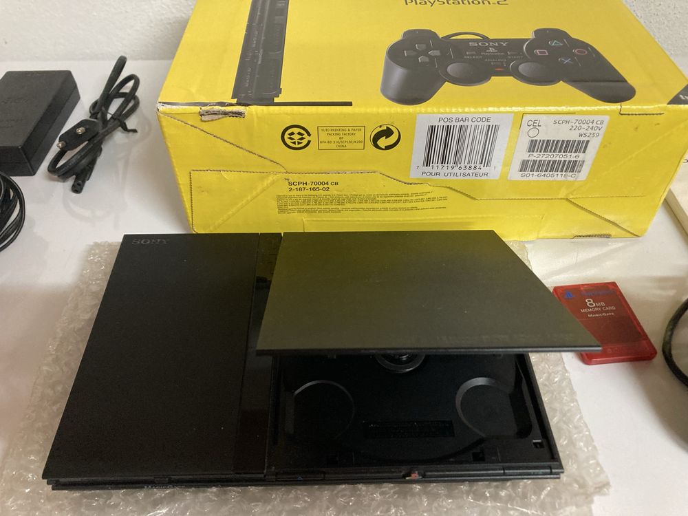 PS2 Slim com caixa