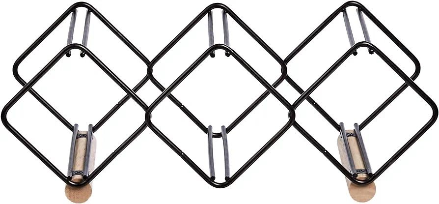 Stojak na wino metalowy