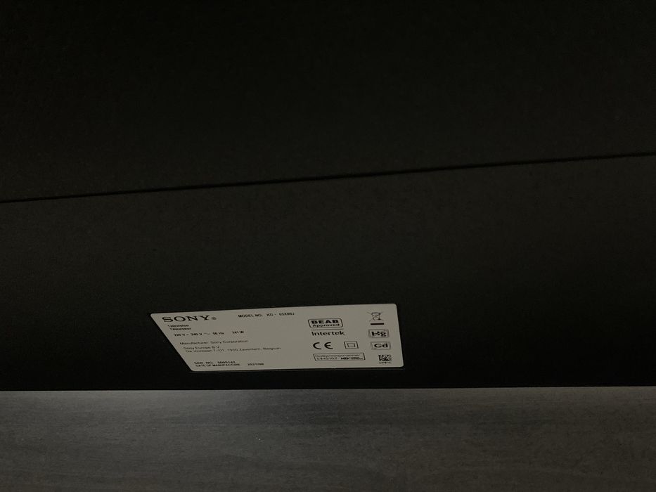 Sony Bravia 65X80J – 65” 4K UHD Smart TV