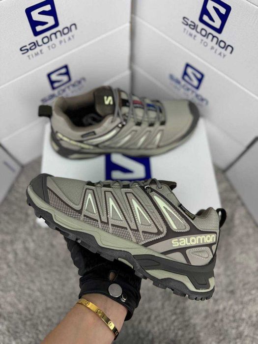 SALE! Salomon Speed Cross Pro (Gore-Tex) Beige/Brown 41 42 43 44 45 46