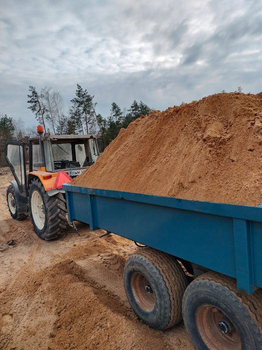 Przyczepa wywrotka do koparki