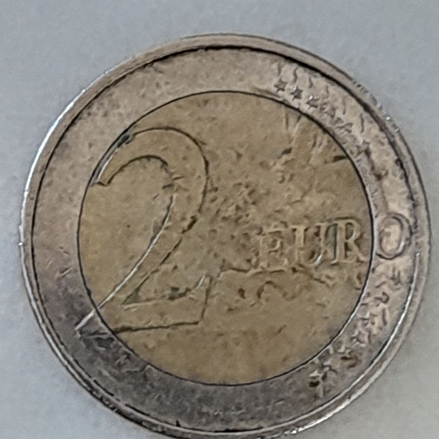 Moeda 2 euros rara muitos erros ano 2002 aceito propostas