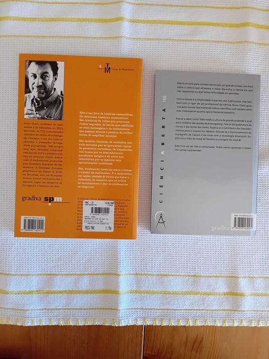 Livros de Nuno Crato novos