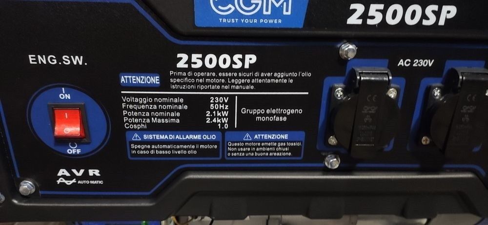 Бензиновий генератор CGM 2500SP 2400Вт