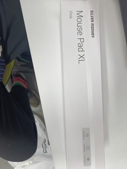 Podkładka pod mysz Silver Monkey Comfort Mouse Pad XL Pink