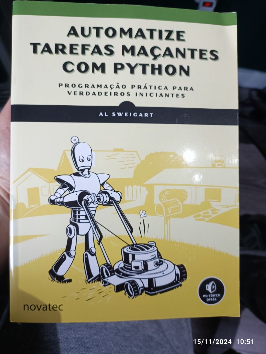 Livro: Automatize tarefas maçantes com Python
