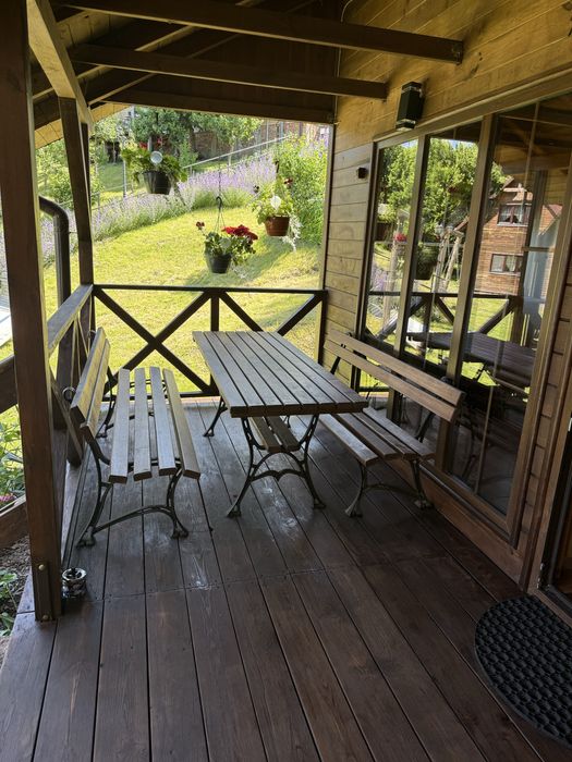 Domek 8os, całoroczny, 20m do wody sauna balia przy plaży, plac zabaw,