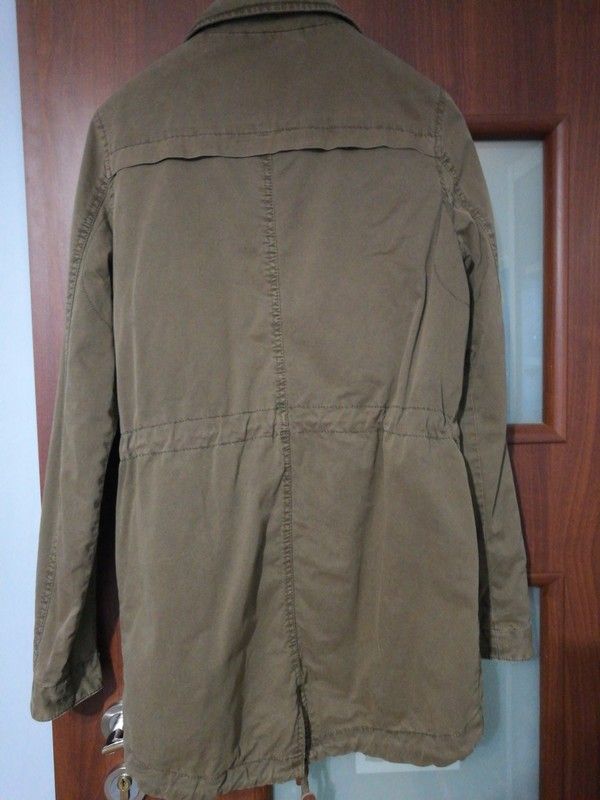 Kurtka płaszcz parka khaki C&A