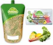 Lemoniada rabarbarowo - cytrynowa koncentrat 1kg na 6l