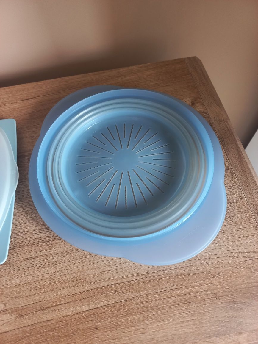 Tupperware pojemnik na ser i durszlak