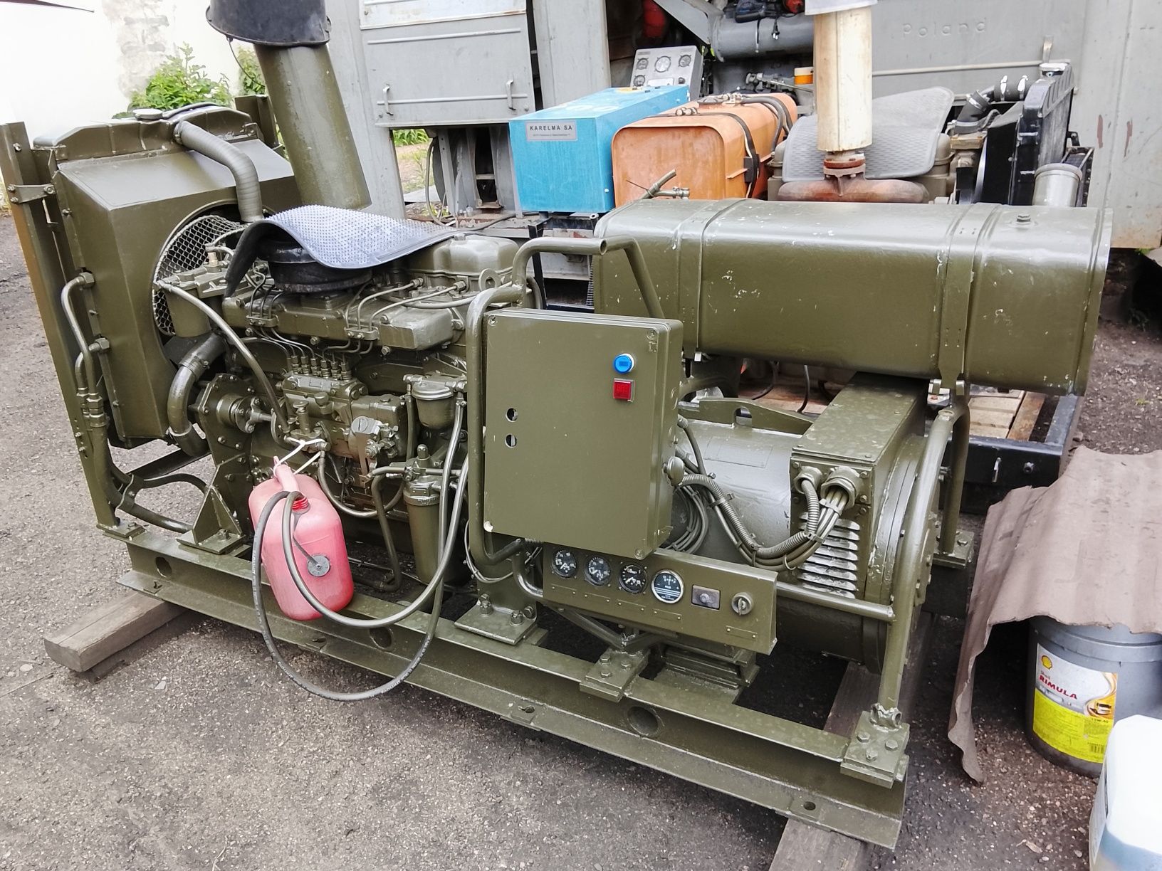 Agregaty prądotwórcze z AVR 44 50 kw 60 kva leyland Elmor nieużyw kw
