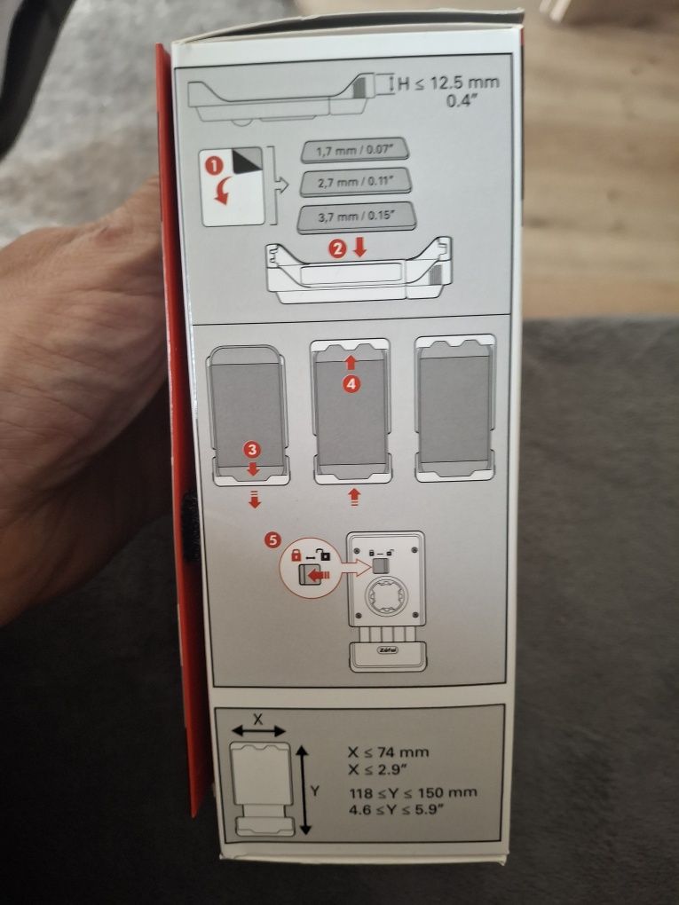Rowerowy Uchwyt na telefon