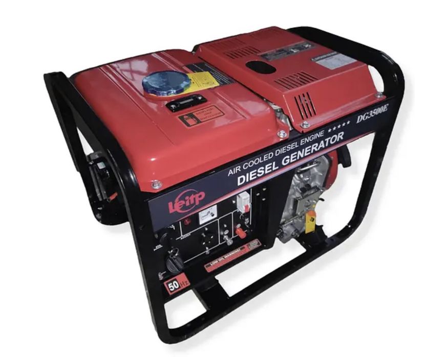 Генератори дизельні 3.5 кВт. Однофазні LeiTeng Power DG3500E