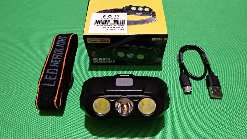 Фонарь налобный аккумуляторный фонарик на голову Bailong